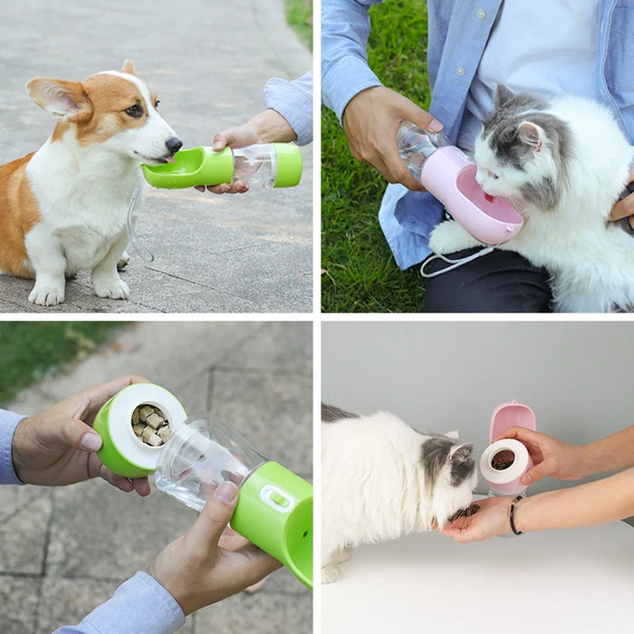 Dog Drinking Water Bowl