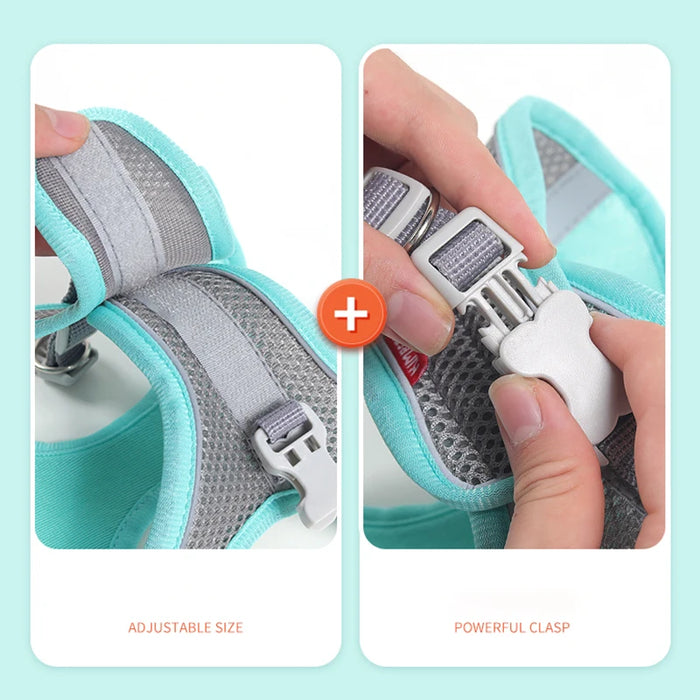 Kimpets Breathable Reflective Adjustable Vest Harness