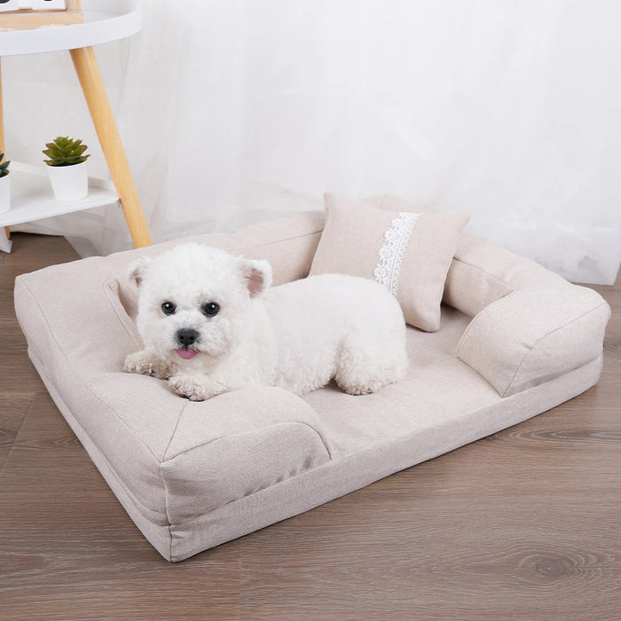 Dog Bed Sofa Shape Baskets Bedding for Dogs Small Medium Beds Pets Products Mat Cushions Pet Large Breeds Accessories Supplies