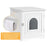 Beautiful Enclosed Cat Litter Box