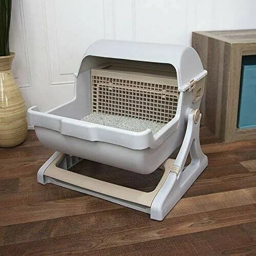 Pet Semi-Automatic Luxury  Cat Litter Box