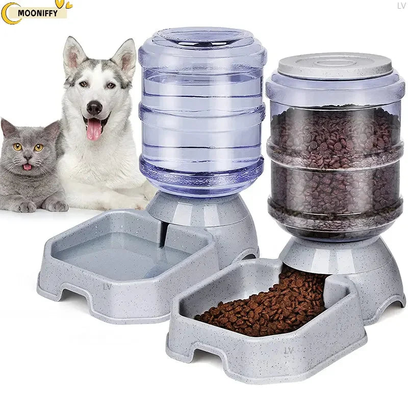 Automatic Dog Feeder Waterer High Capacity